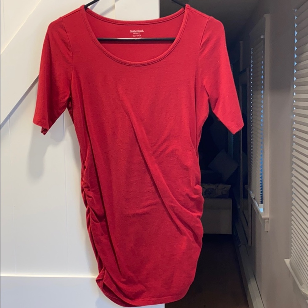 Three quarter sleeve maternity top